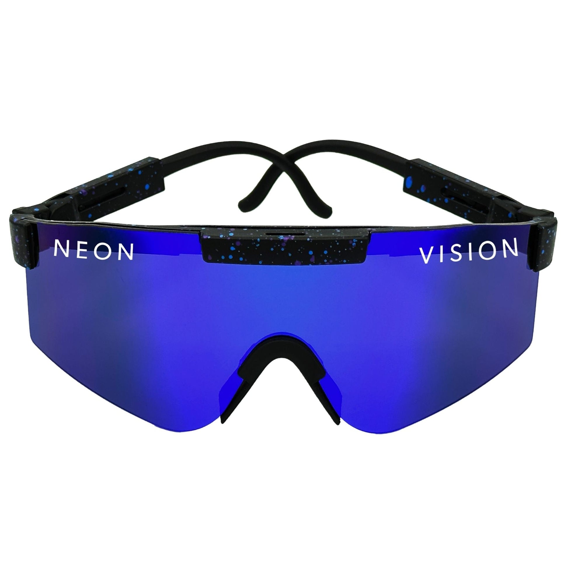 rennrad brille verspiegelt Sportbrille und Sonnenbrille Blau (verspiegelt, polarisiert, BlueBeam) UV-Schutz 400